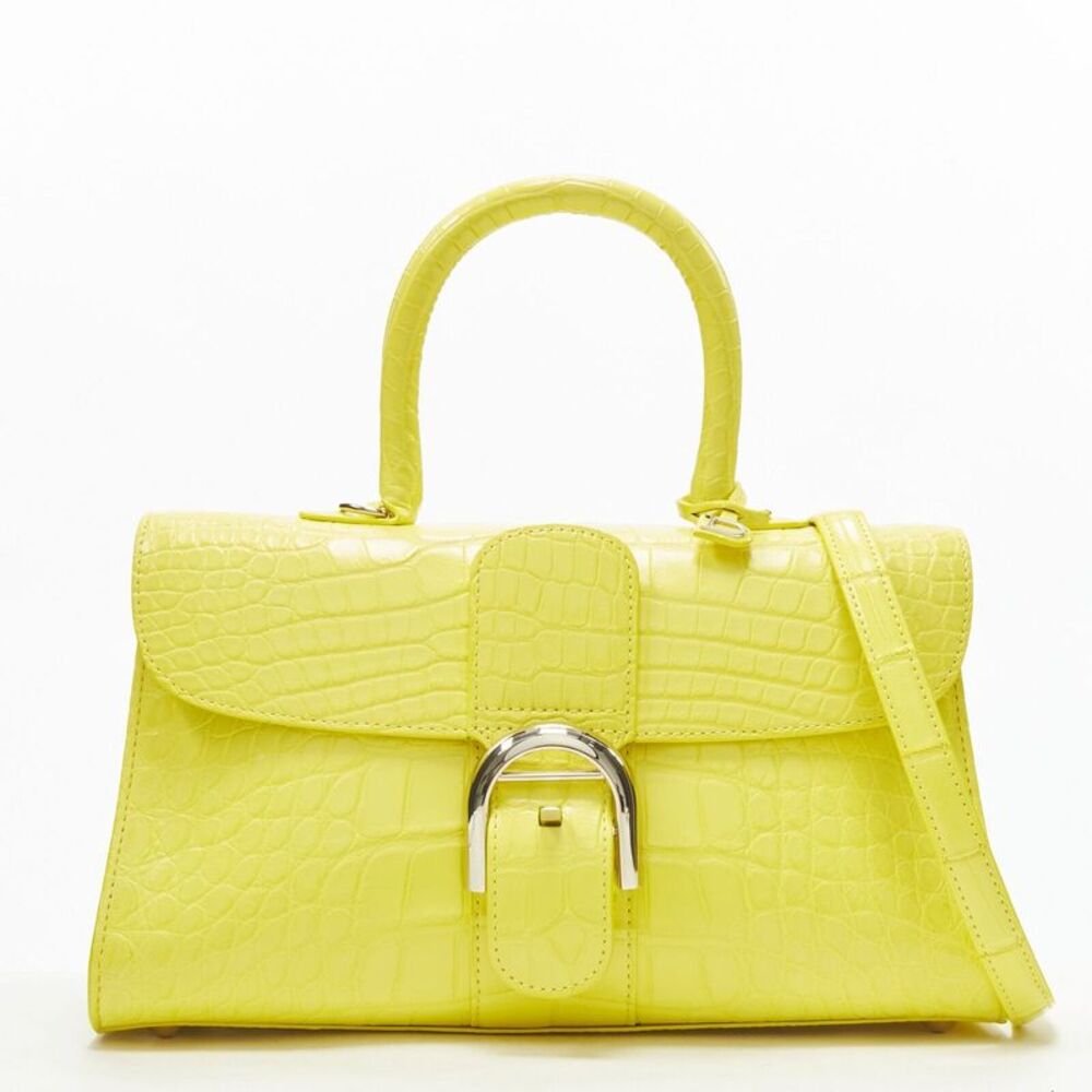 Delvaux Scaled Leather Crossbody Bag